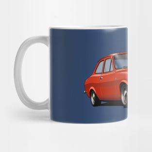 Ford Escort Mk 1 in carnival red Mug